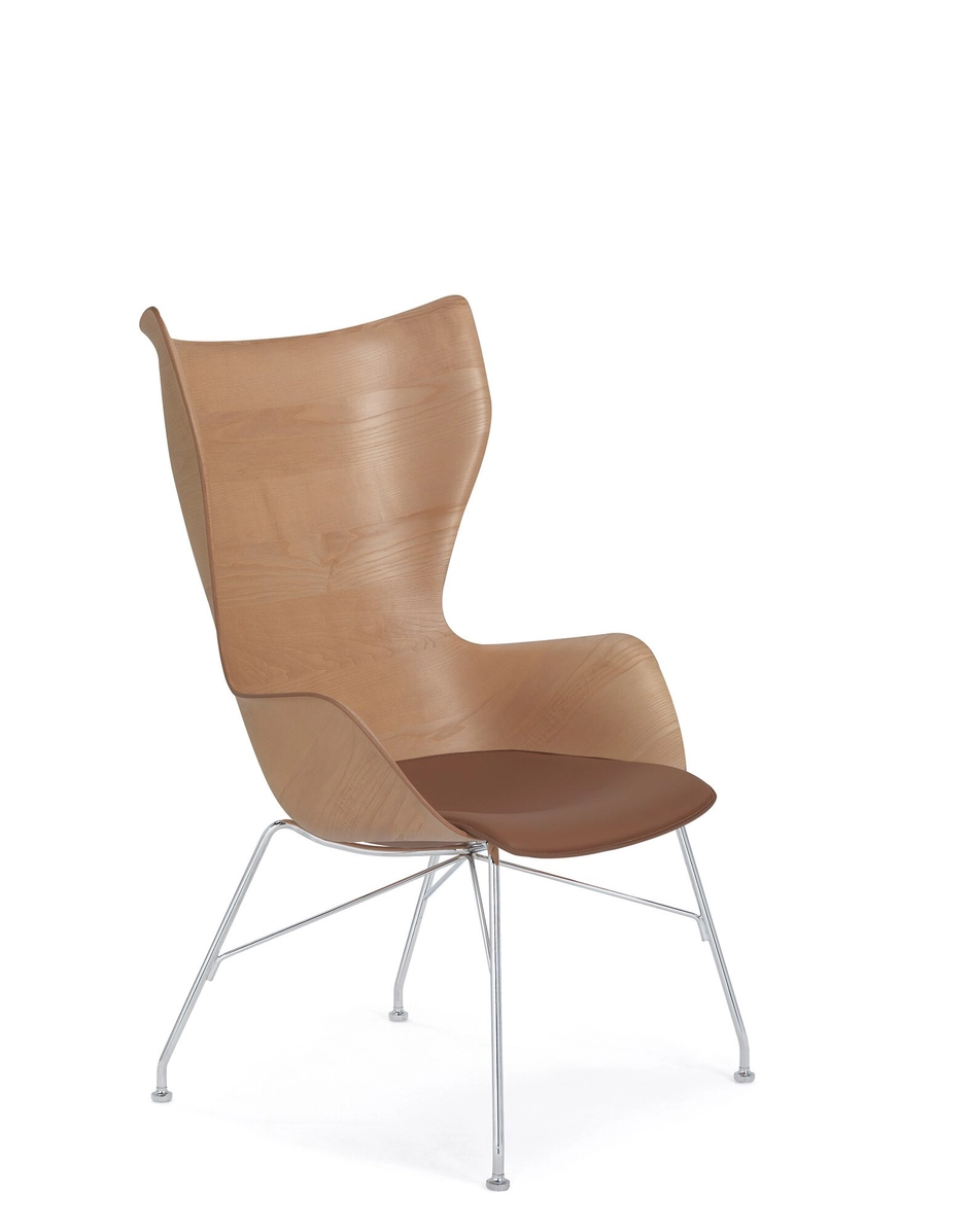K/WOOD SLATTED LEATHER SEAT
