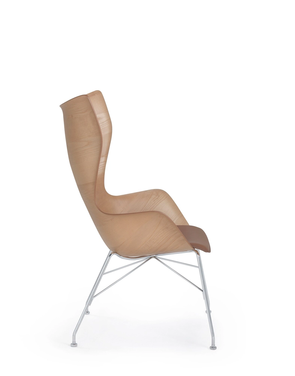 K/WOOD SLATTED LEATHER SEAT