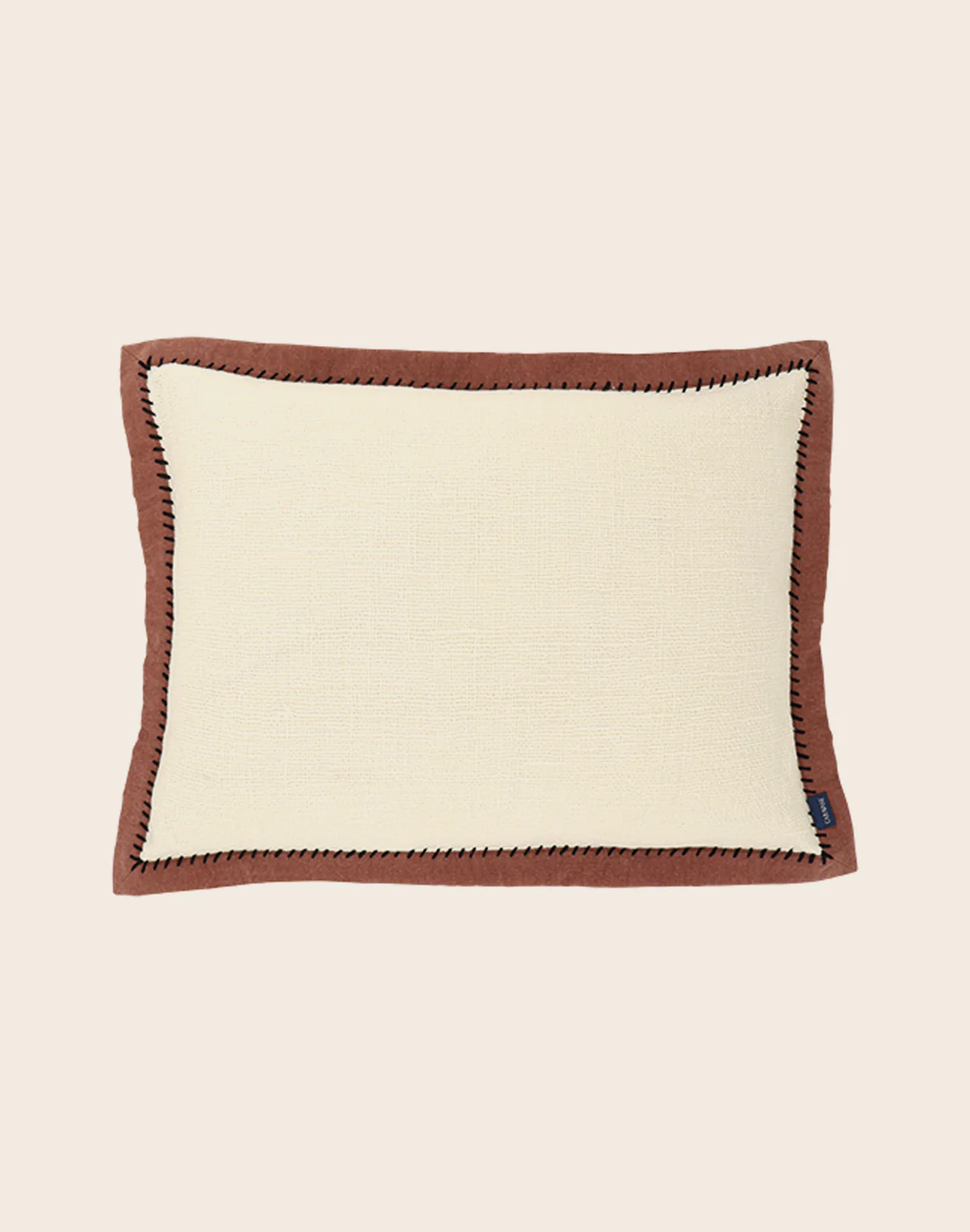 Housse de coussin Khadi Noir
