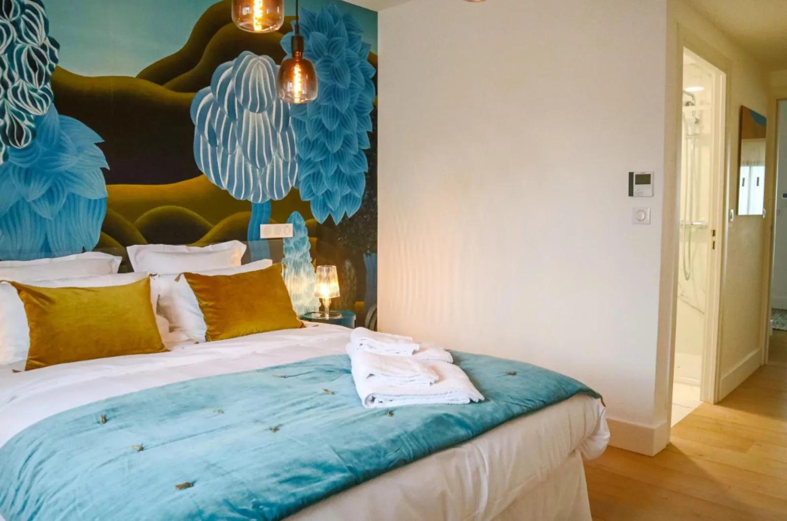 Location appartement - Chambre avec jacuzzi